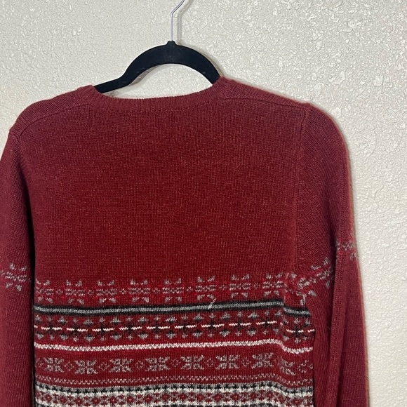 Woolrich Lambs Wool Sweater Sz Med - Picture 6 of 10